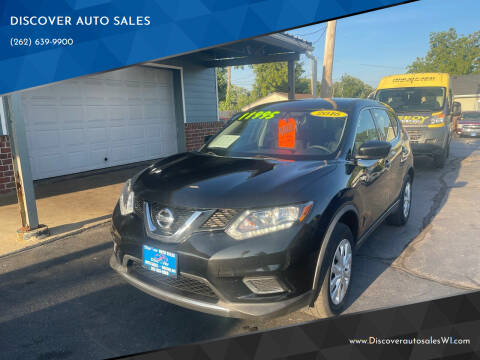 2016 Nissan Rogue for sale at DISCOVER AUTO SALES in Racine WI