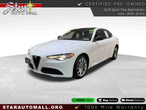 2017 Alfa Romeo Giulia for sale at STAR AUTO MALL 512 in Bethlehem PA