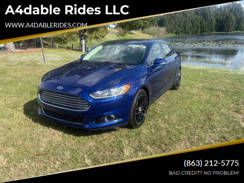 2014 Ford Fusion for sale at A4dable Rides LLC in Haines City FL