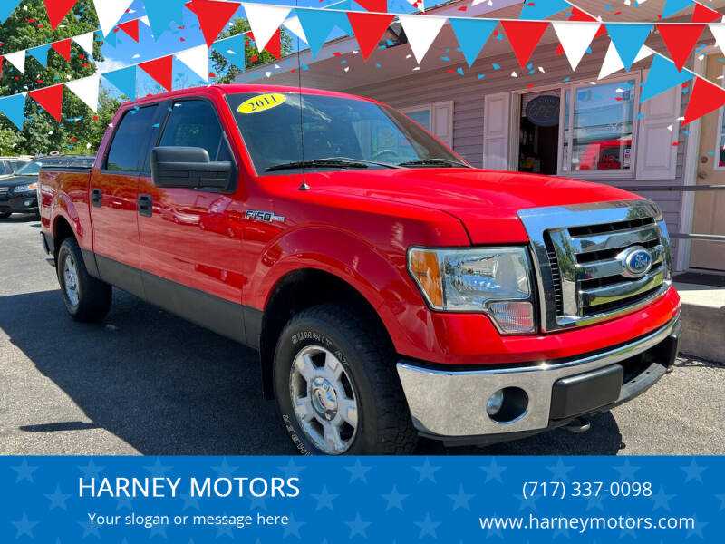 2011 Ford F-150 for sale at HARNEY MOTORS in Gettysburg PA