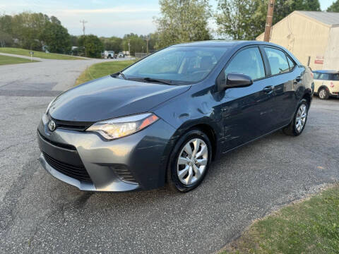 2015 Toyota Corolla for sale at ALL AUTOS in Greer SC