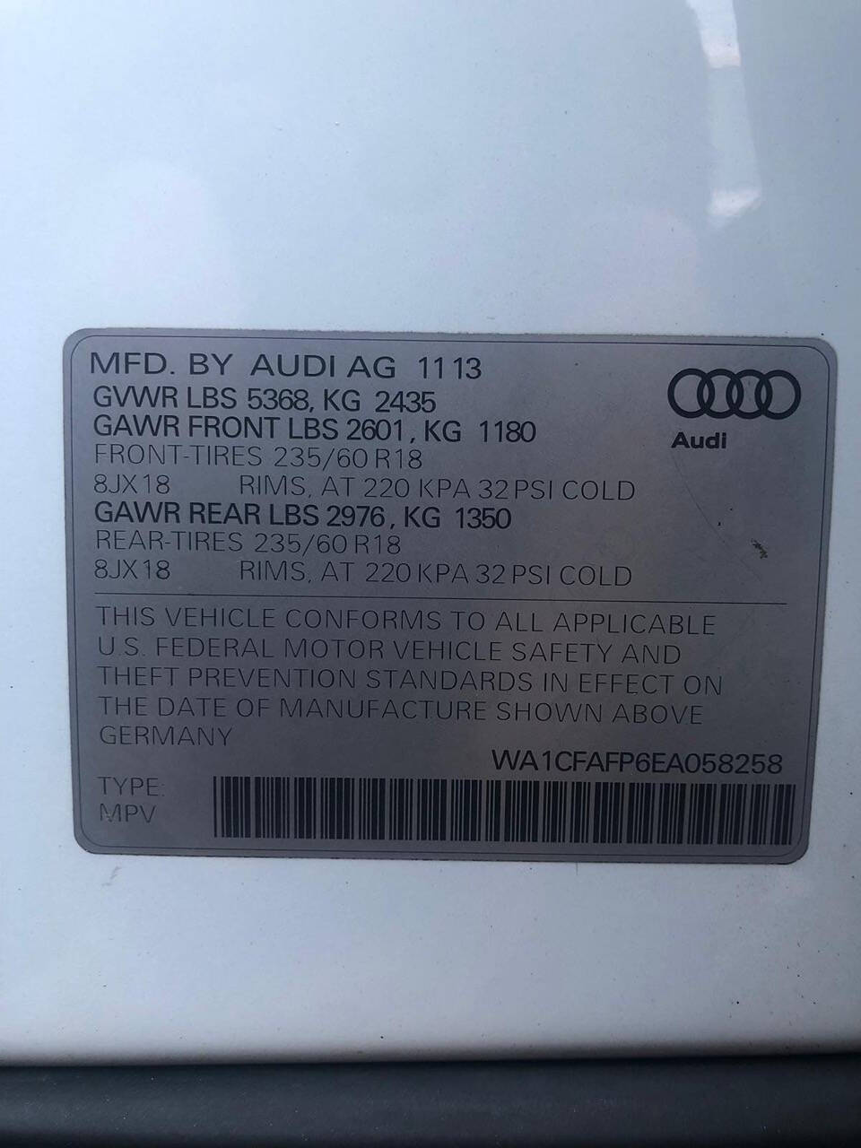 2014 Audi Q5 for sale at Froggy Cars LLC in Hamburg, NJ