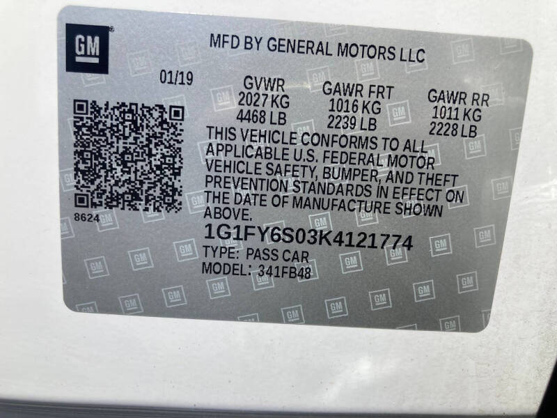 2019 Chevrolet Bolt EV LT