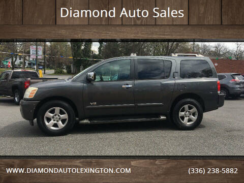 2006 Nissan Armada for sale at Diamond Auto Sales in Lexington NC