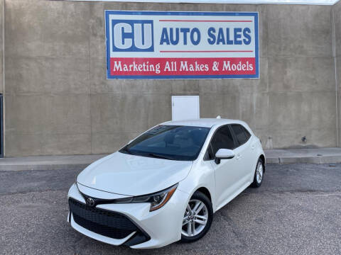 2019 Toyota Corolla Hatchback for sale at C U Auto Sales in Albuquerque NM