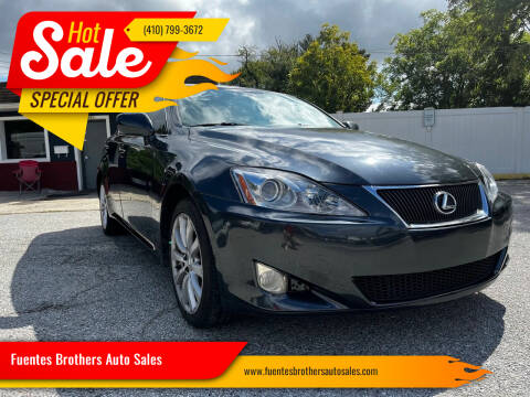 2008 Lexus IS 250 for sale at Fuentes Brothers Auto Sales in Jessup MD