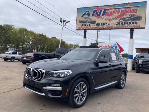 2019 BMW X3 for sale at ANF AUTO FINANCE in Houston TX