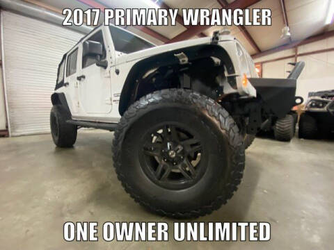 2017 Jeep Wrangler Unlimited for sale at PRIMARY AUTO GROUP Jeep Wrangler Hummer Argo Sherp in Dawsonville GA