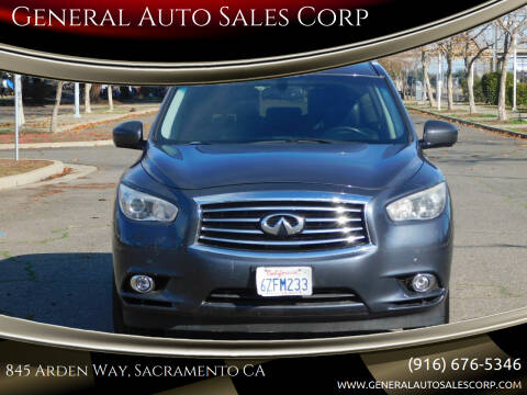 2013 Infiniti JX35 for sale at General Auto Sales Corp in Sacramento CA