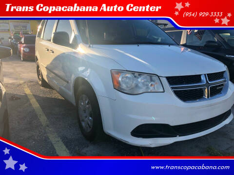 2012 Dodge Grand Caravan for sale at TransCopacabana.Com in Hollywood FL