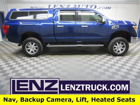 2016 Nissan Titan XD for sale at LENZ TRUCK CENTER in Fond Du Lac WI