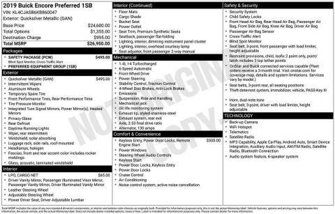 2019 Buick Encore Preferred