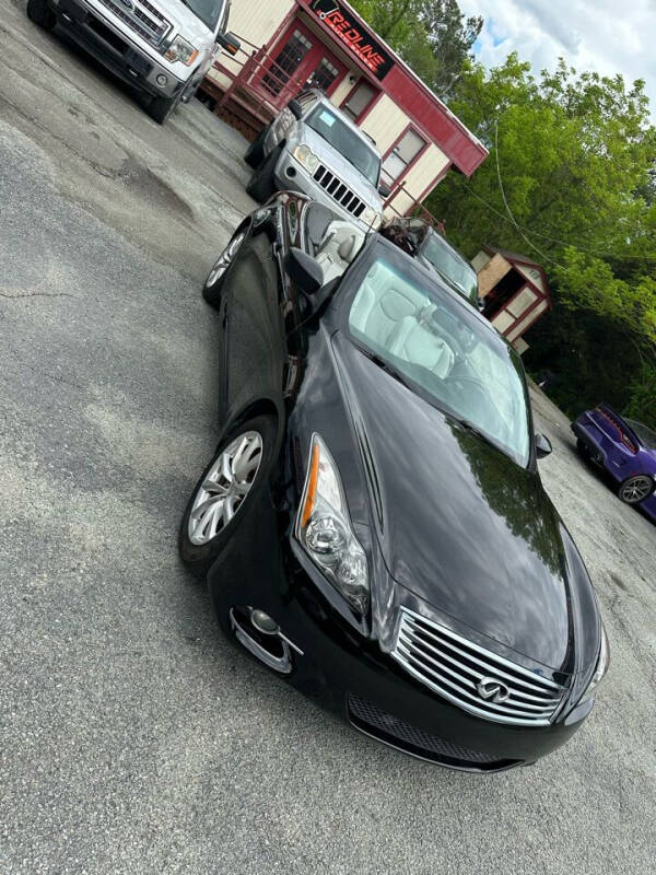 2011 Infiniti G37 Convertible for sale at REDLINE AUTO SALES in Durham NC