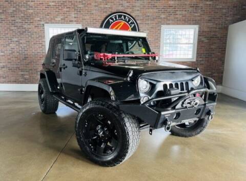 2014 Jeep Wrangler Unlimited for sale at Atlanta Auto Brokers in Marietta GA