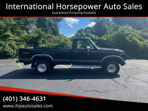 1984 Ford F-150 for sale at International Horsepower Auto Sales in Warwick RI