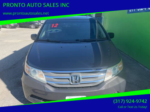 2012 Honda Odyssey for sale at PRONTO AUTO SALES INC in Indianapolis IN