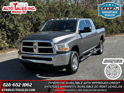 2012 RAM 2500 for sale at Byrds Auto Sales in Marion NC