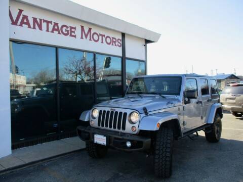 2016 Jeep Wrangler Unlimited for sale at Vantage Motors LLC in Raytown MO