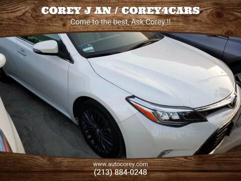 2016 Toyota Avalon for sale at WWW.COREY4CARS.COM / COREY J AN in Los Angeles CA