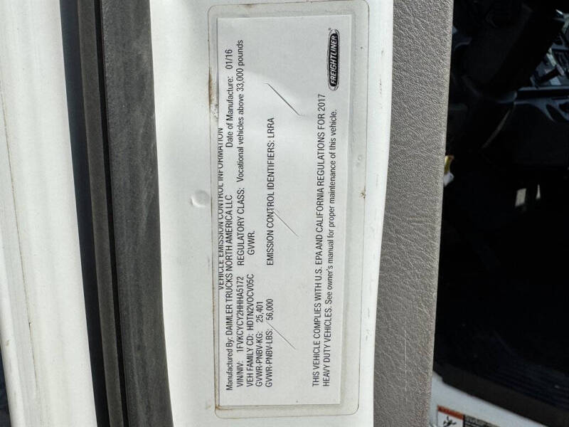 2017 Freightliner M2 106