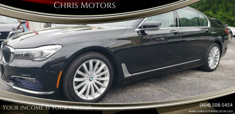 2017 BMW 7 Series for sale at Chris Motors in Decatur GA