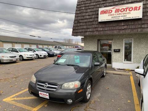 2002 Nissan Maxima for sale at MAD MOTORS in Madison WI