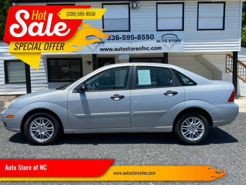2005 Ford Focus for sale at Auto Store of NC - Walnut Cove in Walnut Cove NC