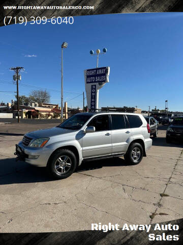 2008 Lexus GX 470 for sale at Right Away Auto Sales in Colorado Springs CO