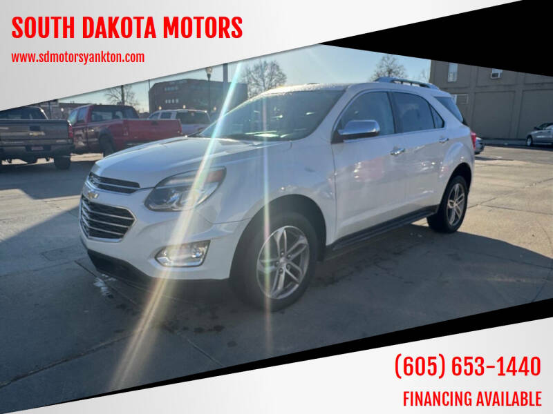 2016 Chevrolet Equinox for sale at SOUTH DAKOTA MOTORS in Yankton SD