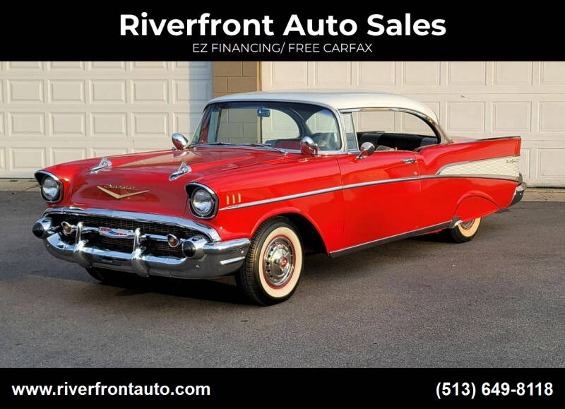 1957 Chevrolet Bel Air for sale at Riverfront Auto Sales in Middletown OH