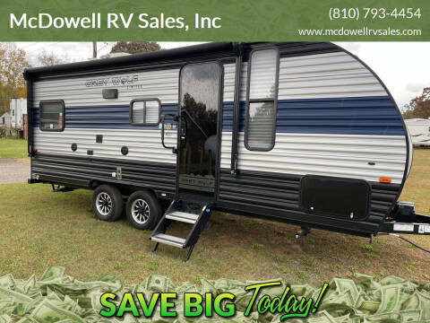 2022 Used-Forest River Grey Wolf 20RDSE for sale at McDowell RV Sales, Inc in North Branch MI