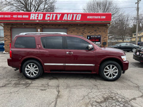 2009 Infiniti QX56 for sale at Red City  Auto in Omaha NE
