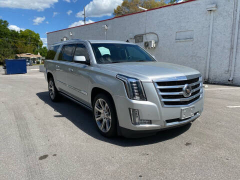 2015 Cadillac Escalade ESV for sale at LUXURY AUTO MALL in Tampa FL