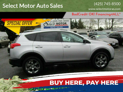 2015 Toyota RAV4 for sale at Select Motor Auto Sales in Lynnwood WA