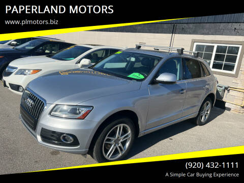 2016 Audi Q5 for sale at PAPERLAND MOTORS in Green Bay WI