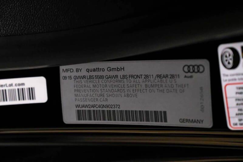 2016 Audi RS 7 4.0T quattro Prestige