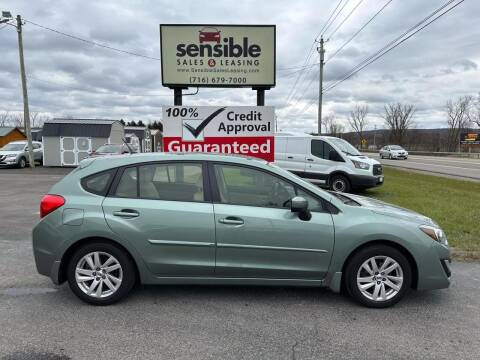 2016 Subaru Impreza for sale at Sensible Sales & Leasing in Fredonia NY