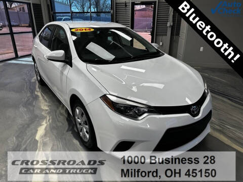 2014 Toyota Corolla for sale at Crossroads Car and Truck - Crossroads Car & Truck - Mulberry in Milford OH
