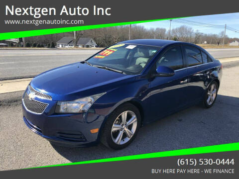 2012 Chevrolet Cruze for sale at Nextgen Auto Inc in Smithville TN