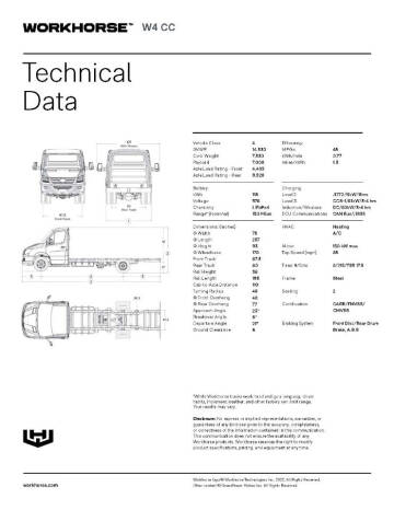 2022 Workhorse W4 CC