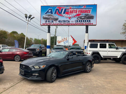 2016 Ford Mustang for sale at ANF AUTO FINANCE in Houston TX