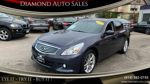 2011 Infiniti G37 Sedan for sale at DIAMOND AUTO SALES LLC in Milwaukee WI