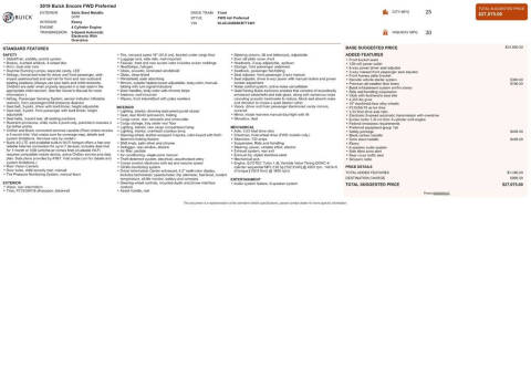 2019 Buick Encore Preferred