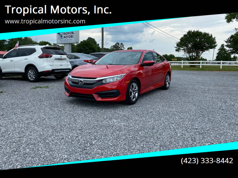 2016 Honda Civic for sale at Tropical Motors, Inc. in Riceville TN
