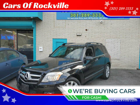 2011 Mercedes-Benz GLK for sale at Cars Of Rockville in Rockville MD