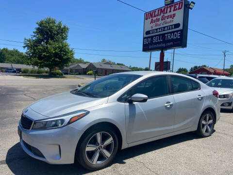 2018 Kia Forte for sale at Unlimited Auto Group in West Chester OH