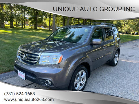 2014 Honda Pilot for sale at Unique Auto Group Inc in Whitman MA