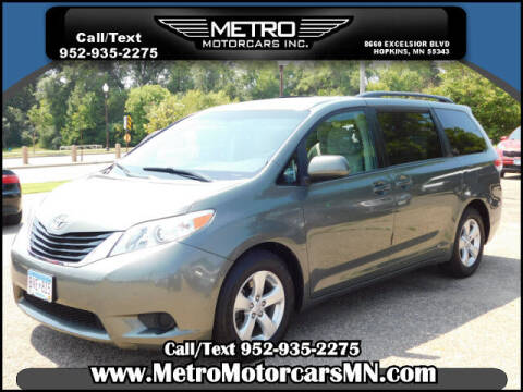 2014 Toyota Sienna for sale at Metro Motorcars Inc in Hopkins MN