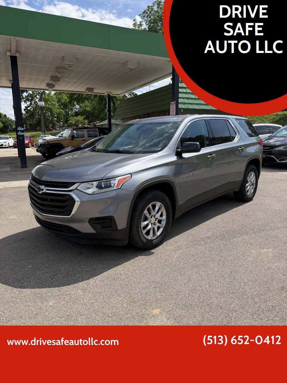 Gray 2020 Chevrolet Traverse LS LS 4dr SUV w/1LS 1