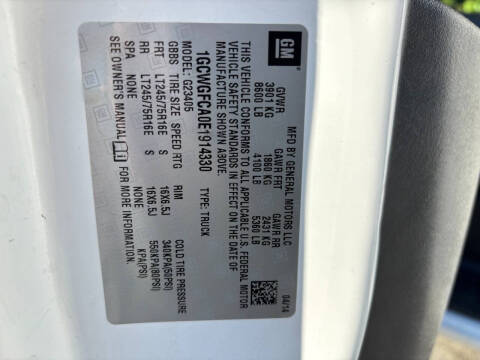 2014 Chevrolet Express 2500